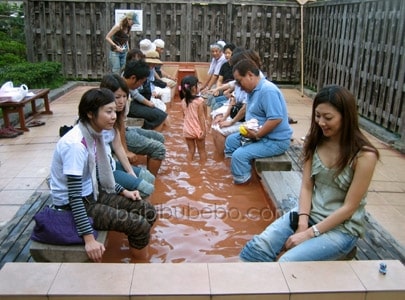 Un moment de détente à Beppu Source chaude de Beppu onsen