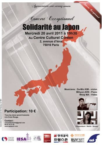 Concert Solidarité au Japon