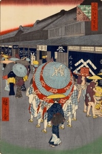 Edo, quartier de Nihonbashi