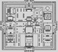 Plan d'une ville antique chinoise