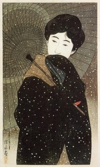 Estampe shin hanga - Shinsui yuki no yo