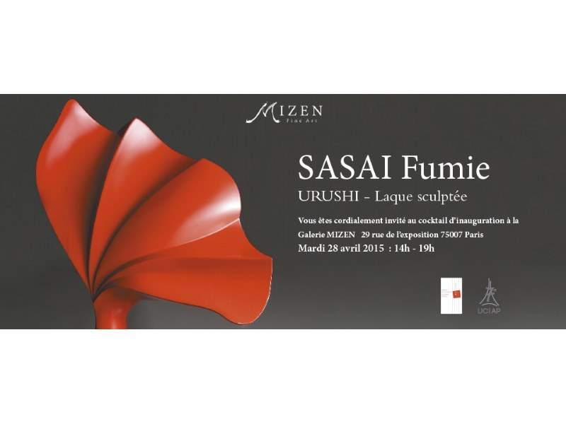 Laque sculptée par Sasai Fumie - Paris - Exposition