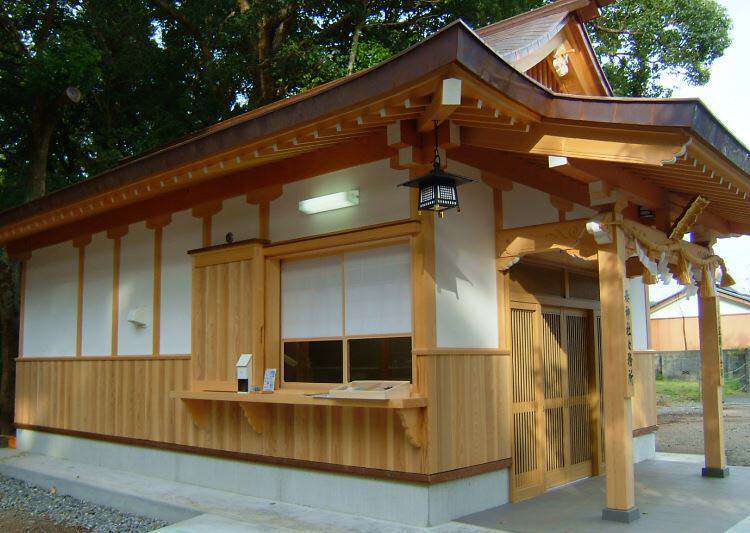 Shamusho du sanctuaire Wakamiya Hachimangu à Kouchi