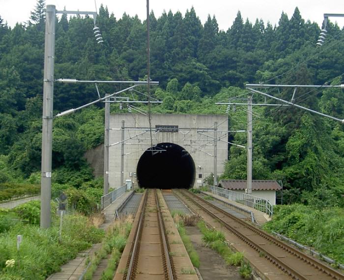 Entrée du tunnel du Seikan