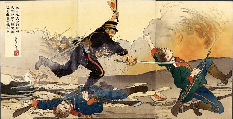 Guerre russo-japonaise, image de propagande