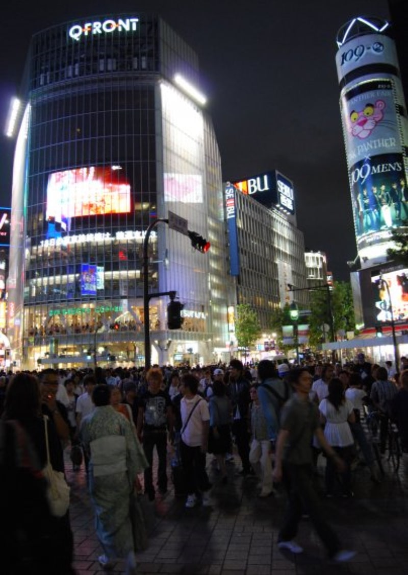 Les écrans publicitaires de Shibuya